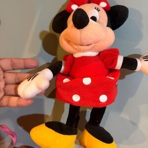 Disney Minnie Mouse Red and Yellow Plush Toy